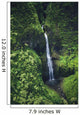 Hawaii, Kauai, Waterfall On The Interior Regions Of The Island Wall Mural