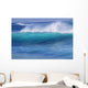 Hawaii, Turquoise Wave With Windspray Flying Off The Crest Wall Mural