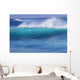Hawaii, Turquoise Wave With Windspray Flying Off The Crest Wall Mural