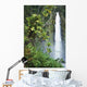 Hawaii, Big Island, Akaka Falls Surounded By Ti-Leafs And Greenery Wall Mural