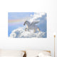 Pegasus in the Clouds Wall Mural