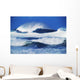 Big Waves, Stormy Water With Whitewash And Spray Wall Mural
