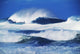 Big Waves, Stormy Water With Whitewash And Spray Wall Mural