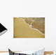 Close-Up Of Gentle Waves Washing Onto Sandy Tropical Beach Wall Mural