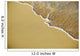 Close-Up Of Gentle Waves Washing Onto Sandy Tropical Beach Wall Mural