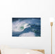 Turbulent Shorebreak Waves With Whitewash Wall Mural