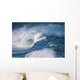 Turbulent Shorebreak Waves With Whitewash Wall Mural
