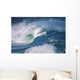 Turbulent Shorebreak Waves With Whitewash Wall Mural