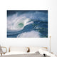 Turbulent Shorebreak Waves With Whitewash Wall Mural