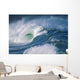 Turbulent Shorebreak Waves With Whitewash Wall Mural