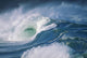 Turbulent Shorebreak Waves With Whitewash Wall Mural