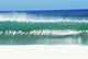 Shimmery Shorebreak Wave With Silver Waters In Foreground Wall Mural