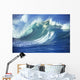 Stormy Ocean Wave Curling Over With Whitewash And A Barrel Forming Wall Mural
