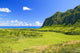 Hawaii, Oahu, Kualoa Ranch, Mountains And Ocean In Distance Wall Mural