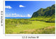 Hawaii, Oahu, Kualoa Ranch, Mountains And Ocean In Distance Wall Mural