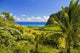 Hawaii, Oahu, Kualoa Ranch, Mountains And Ocean In Distance Wall Mural