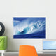 Hawaii, Oahu, Perfect Wave At Pipeline Wall Mural
