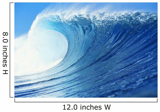 Hawaii, Oahu, Perfect Wave At Pipeline Wall Mural