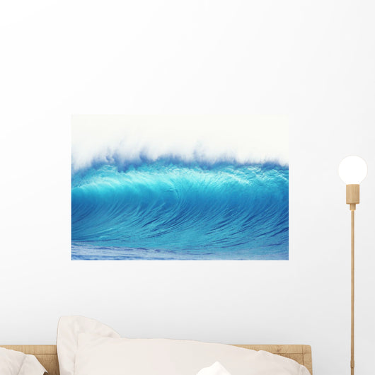 Hawaii, Oahu, Perfect Wave At Pipeline Wall Mural