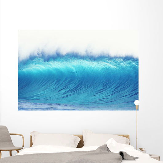 Hawaii, Oahu, Perfect Wave At Pipeline Wall Mural