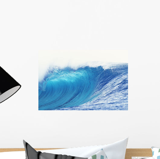 Hawaii, Oahu, Perfect Wave At Pipeline Wall Mural