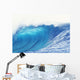 Hawaii, Oahu, Perfect Wave At Pipeline Wall Mural