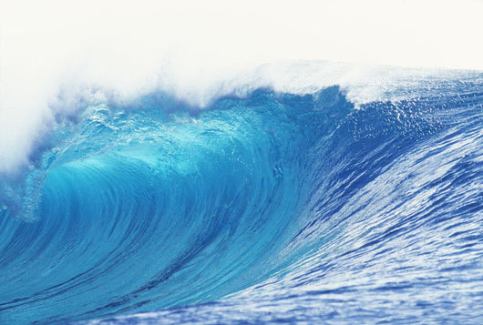 Hawaii, Oahu, Perfect Wave At Pipeline Wall Mural