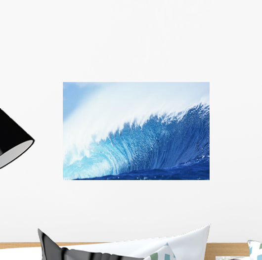 Hawaii, Oahu, Perfect Wave At Pipeline Wall Mural