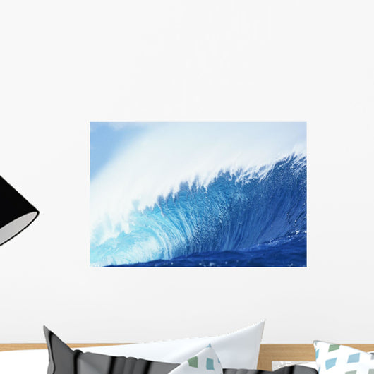 Hawaii, Oahu, Perfect Wave At Pipeline Wall Mural