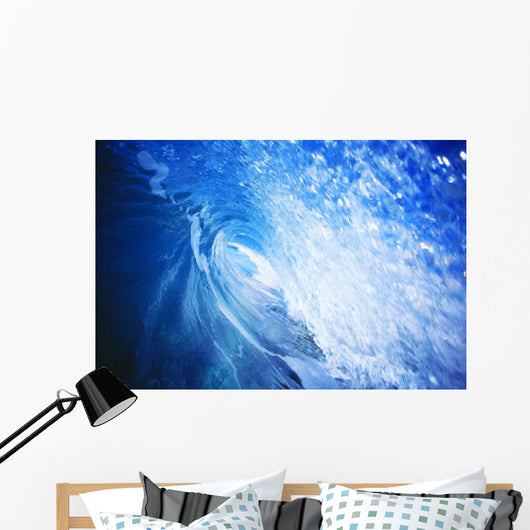 Hawaii, Oahu, Perfect Wave At Pipeline Wall Mural