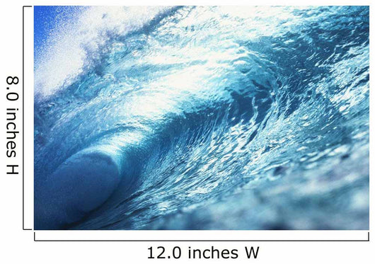 Hawaii, Oahu, Perfect Wave At Pipeline Wall Mural