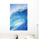 Hawaii, Oahu, Perfect Wave At Pipeline Wall Mural