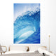 Hawaii, Oahu, Perfect Wave At Pipeline Wall Mural