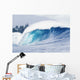 Hawaii, Oahu, Perfect Wave At Pipeline Wall Mural