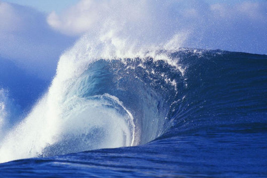Hawaii, Oahu, Perfect Wave At Pipeline Wall Mural
