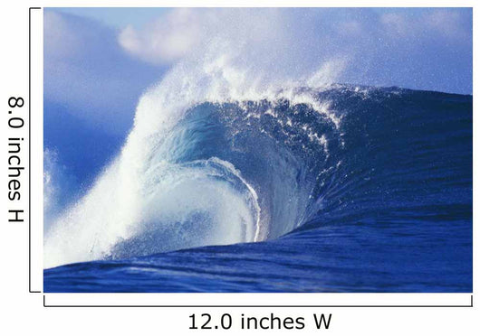 Hawaii, Oahu, Perfect Wave At Pipeline Wall Mural