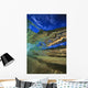 Hawaii, Abstract Underwater View Of Breaking Wave Wall Mural