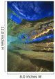 Hawaii, Abstract Underwater View Of Breaking Wave Wall Mural
