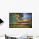 Hawaii, Abstract Underwater View Of Breaking Wave Wall Mural