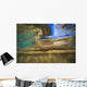 Hawaii, Abstract Underwater View Of Breaking Wave Wall Mural