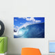 Hawaii, Oahu, North Shore, Curling Wave At World Famous Pipeline Wall Mural