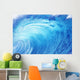 Hawaii, Oahu, North Shore, Curling Wave At World Famous Pipeline Wall Mural