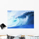 Hawaii, Oahu, North Shore, Curling Wave At World Famous Pipeline Wall Mural