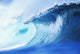Hawaii, Oahu, North Shore, Curling Wave At World Famous Pipeline Wall Mural