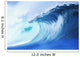 Hawaii, Oahu, North Shore, Curling Wave At World Famous Pipeline Wall Mural