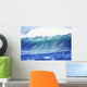 Hawaii, Oahu, North Shore, Curling Wave At World Famous Pipeline Wall Mural