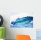 Hawaii, Oahu, North Shore, Curling Wave At World Famous Pipeline Wall Mural