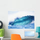 Hawaii, Oahu, North Shore, Curling Wave At World Famous Pipeline Wall Mural