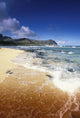 Hawaii, Kauai, Poipu, Shipwrecks Beach, White Sands, Shoreline Water Wall Mural