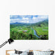 Hawaii, Kauai, Hanalei Valley Taro Fields And Wildlife Refuge Wall Mural